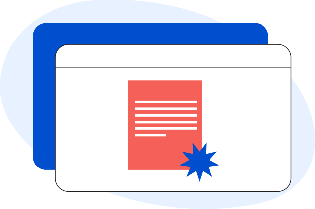 Illustration einer generischen Webseite mit einem Zertifikat darin