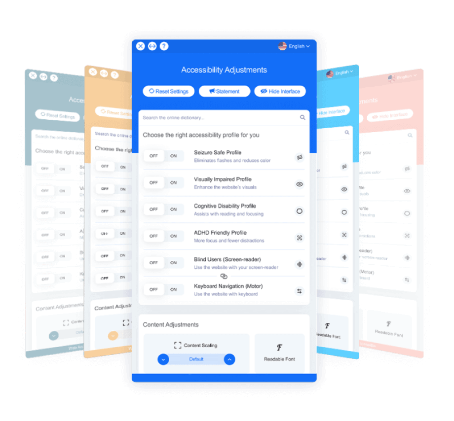 AccessiWay Schnittstelle in verschiedenen Farbvarianten