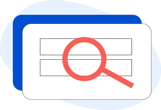 Illustration einer Lupe